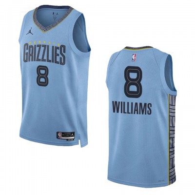 Memphis Grizzlies #8 Ziaire Williams Blue Men's 2022-23 NBA Nike Statement Edition Jersey Men's
